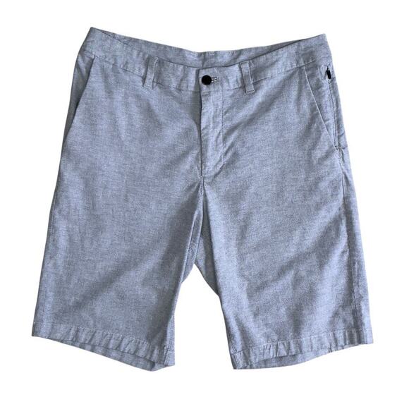 Lululemon men's commission short relaxed gray qwick oxford 32 waist - Picture 3 of 7